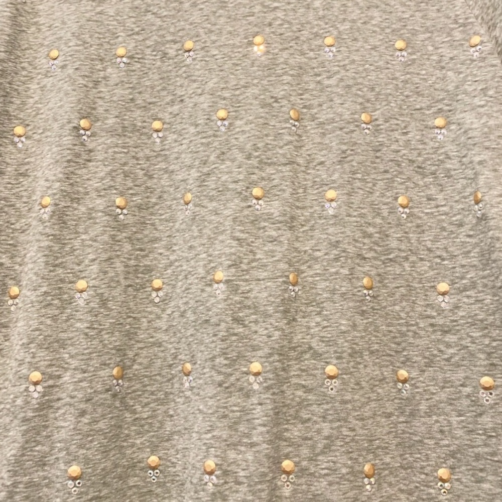 J. Crew Sequin Dot Tee Shirt - Picture 8 of 10